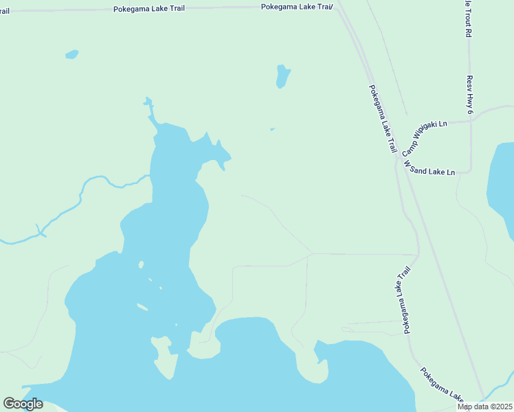 map of restaurants, bars, coffee shops, grocery stores, and more near 3373 Dragonfly Lane in Lac du Flambeau