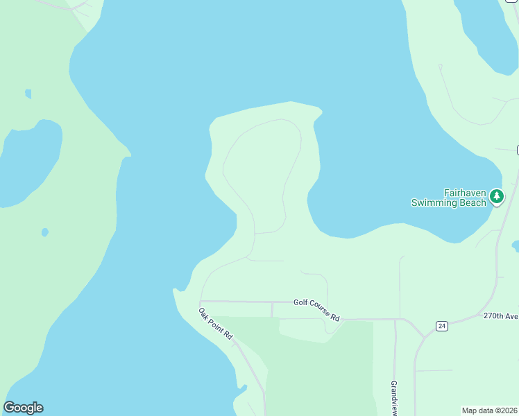 map of restaurants, bars, coffee shops, grocery stores, and more near 27322 Oak Point Road in Elbow Lake