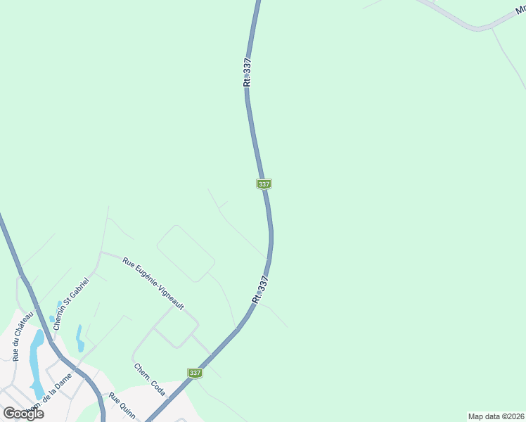 map of restaurants, bars, coffee shops, grocery stores, and more near 3945 Québec 337 in Sainte-Julienne