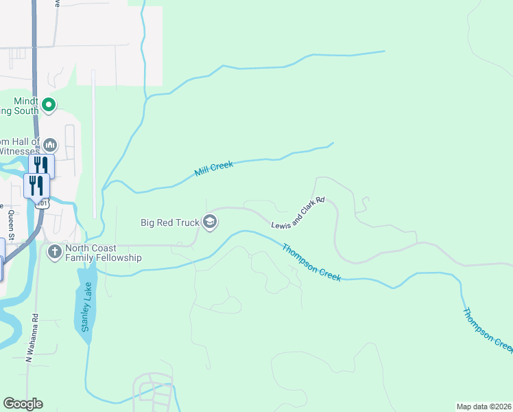 map of restaurants, bars, coffee shops, grocery stores, and more near 2326 Royal View Drive in Seaside