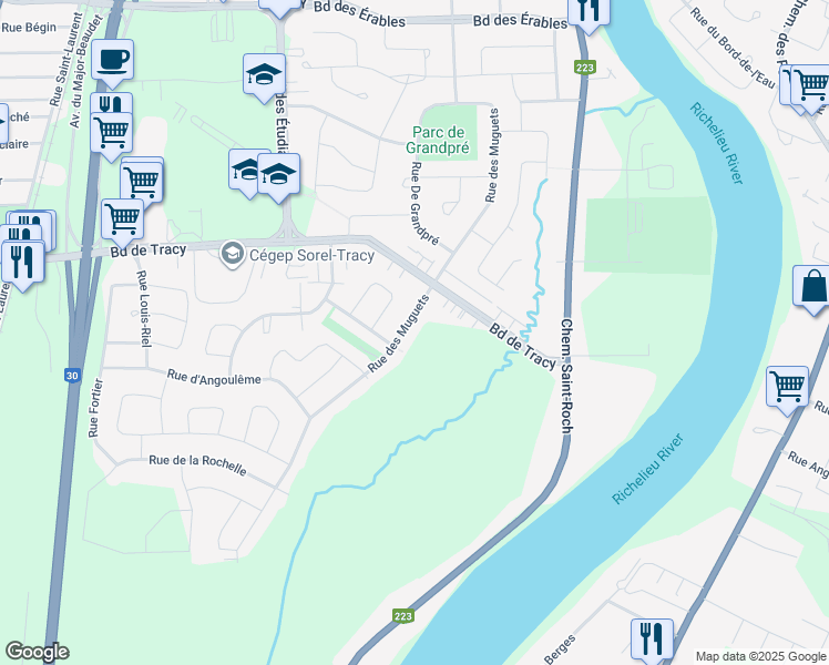 7842 Rue des Muguets, SorelTracy QC Walk Score