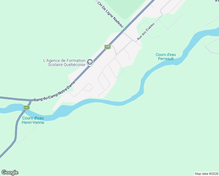 map of restaurants, bars, coffee shops, grocery stores, and more near 221 Rue du Domaine Venne in Saint-Liguori