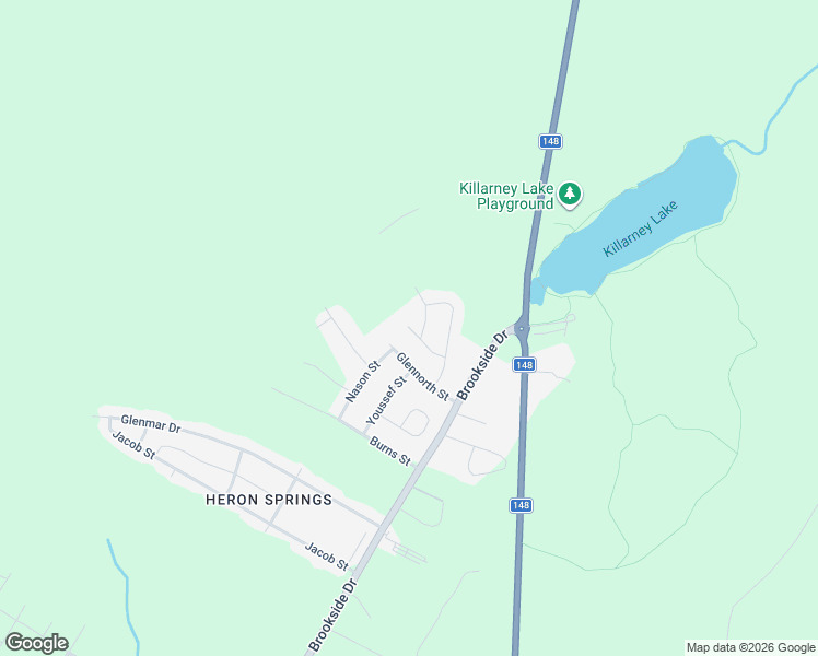 map of restaurants, bars, coffee shops, grocery stores, and more near 86 Aiden Street in Fredericton