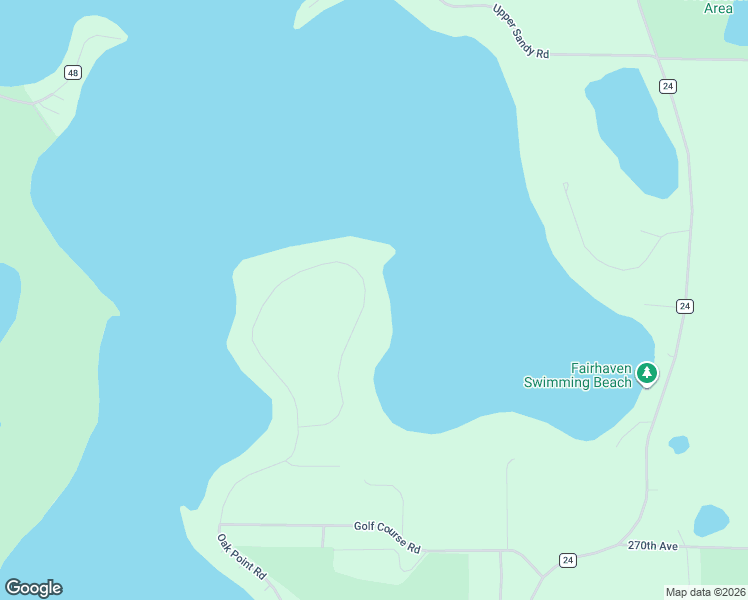 map of restaurants, bars, coffee shops, grocery stores, and more near 27737 Oak Point Road in Elbow Lake