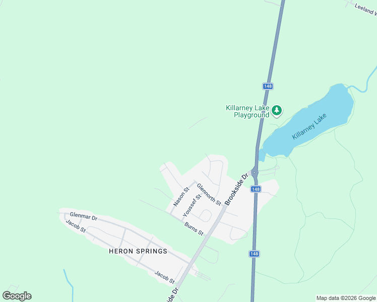 map of restaurants, bars, coffee shops, grocery stores, and more near 86 Aiden Street in Fredericton