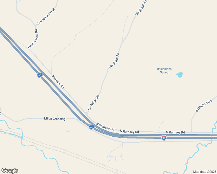map of restaurants, bars, coffee shops, grocery stores, and more near Iris Ridge Road in Butte