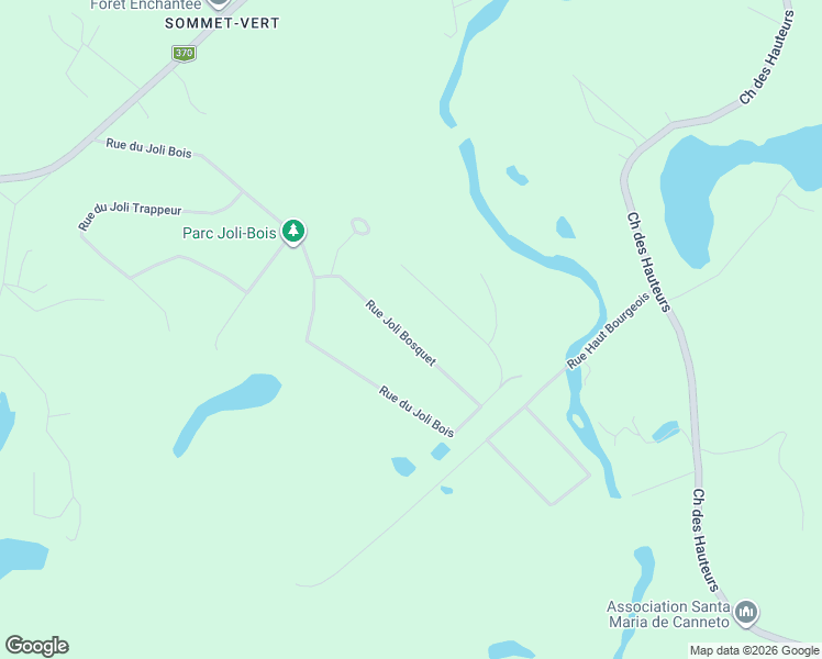 map of restaurants, bars, coffee shops, grocery stores, and more near 22 Rue du Joli Bosquet in Sainte-Marguerite-du-Lac-Masson