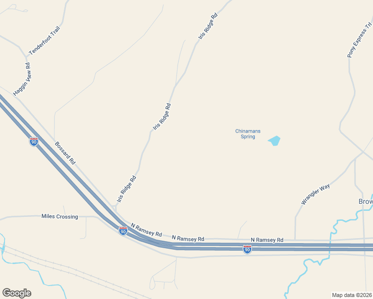 map of restaurants, bars, coffee shops, grocery stores, and more near Iris Ridge Road in Butte