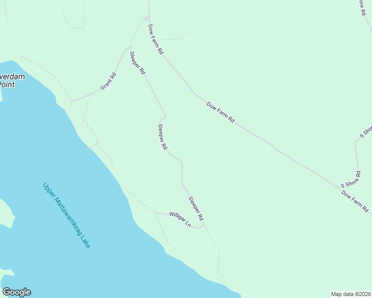 map of restaurants, bars, coffee shops, grocery stores, and more near 234 Sleeper Road in Island Falls