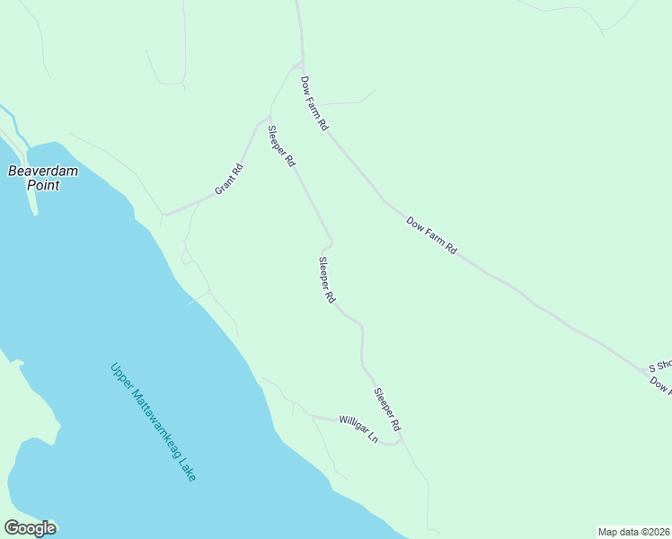 map of restaurants, bars, coffee shops, grocery stores, and more near 250 Sleeper Road in Island Falls