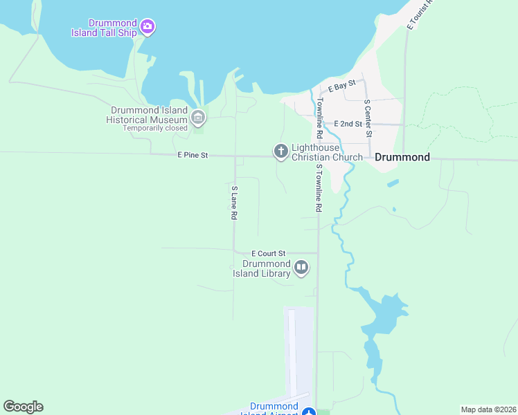 map of restaurants, bars, coffee shops, grocery stores, and more near South Socia Sub Drive in Drummond