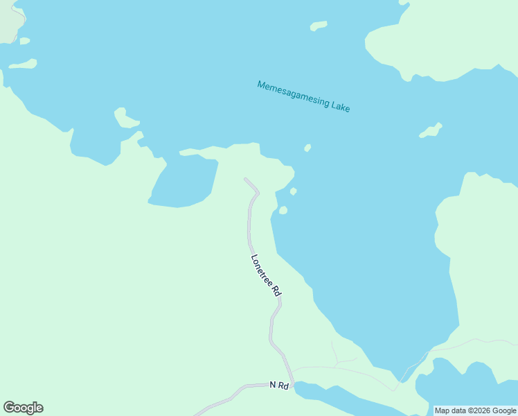 map of restaurants, bars, coffee shops, grocery stores, and more near Lonetree Road in Loring