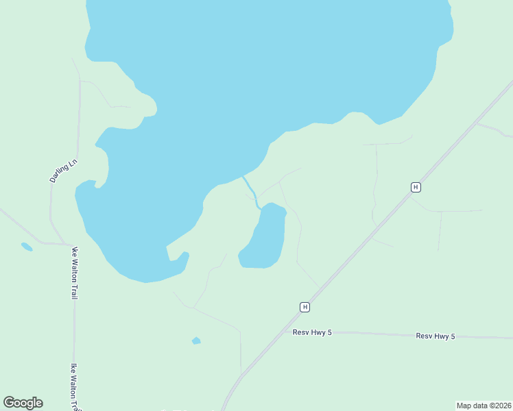 map of restaurants, bars, coffee shops, grocery stores, and more near 3573 Chippewa Lodge Trail in Lac du Flambeau