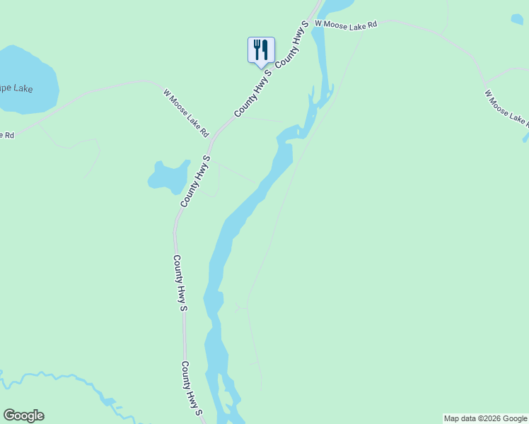 map of restaurants, bars, coffee shops, grocery stores, and more near 10781 North Chippewa River Road in Hayward