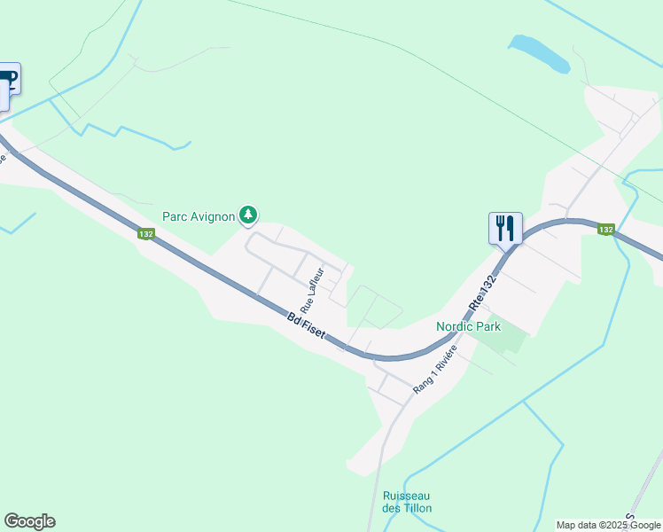 map of restaurants, bars, coffee shops, grocery stores, and more near 1652 Rue d'Avignon in Sorel-Tracy