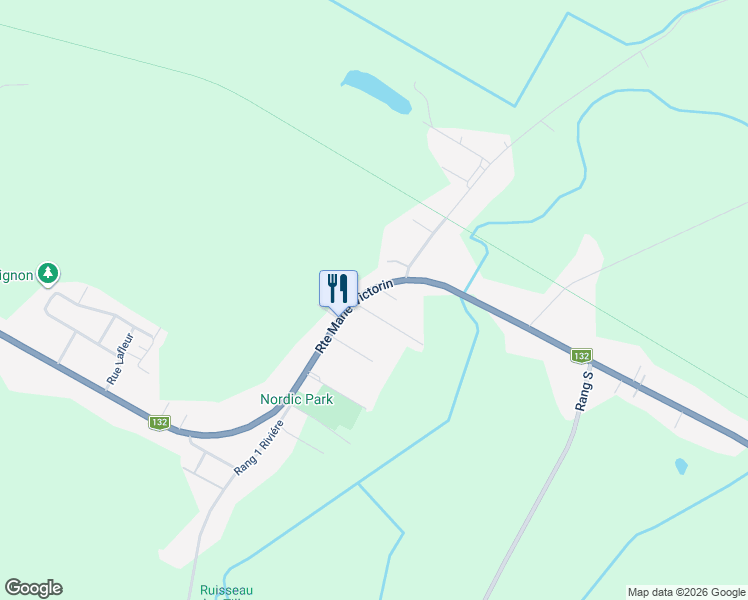map of restaurants, bars, coffee shops, grocery stores, and more near 2824 Boulevard Fiset in Sorel-Tracy