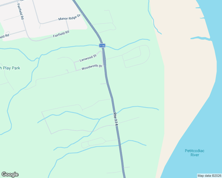 map of restaurants, bars, coffee shops, grocery stores, and more near 1535 New Brunswick 114 in Lower Coverdale
