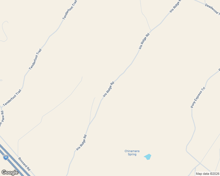 map of restaurants, bars, coffee shops, grocery stores, and more near Iris Ridge Road in Butte