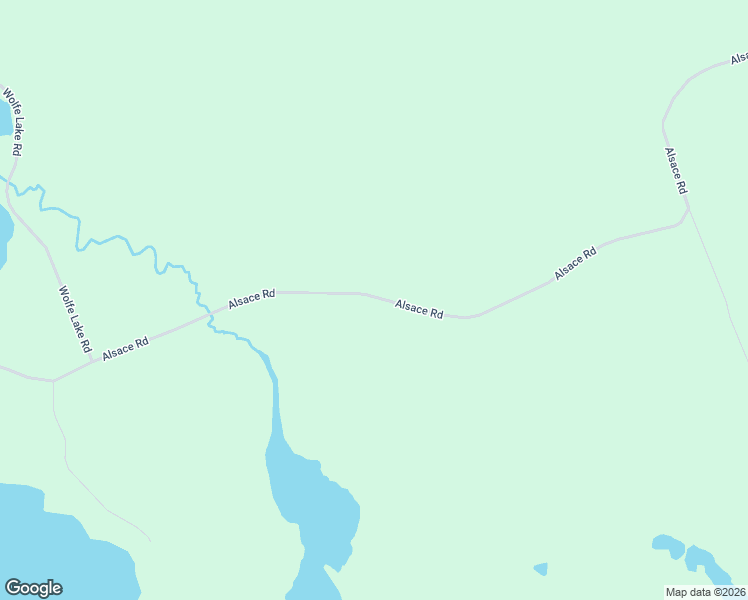 map of restaurants, bars, coffee shops, grocery stores, and more near Alsace Road in Parry Sound District