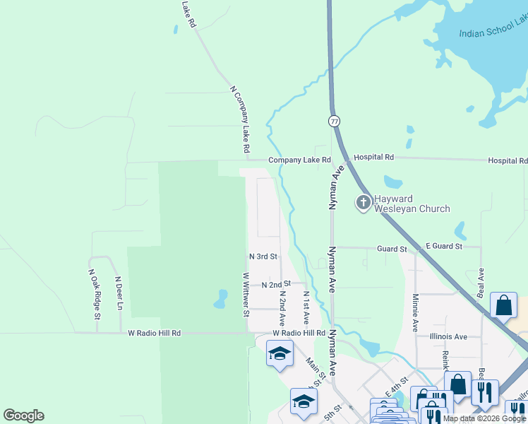 map of restaurants, bars, coffee shops, grocery stores, and more near 10826 Country Club Lane in Hayward