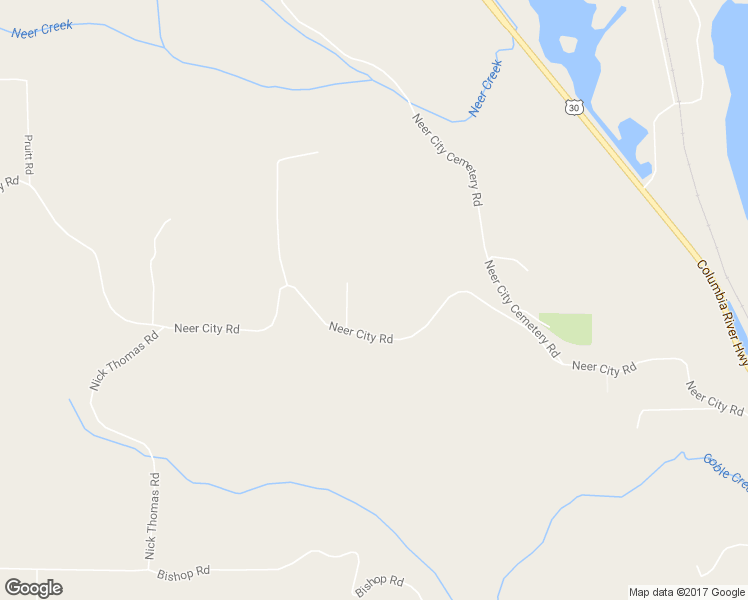map of restaurants, bars, coffee shops, grocery stores, and more near 70898 Neer City Road in Rainier