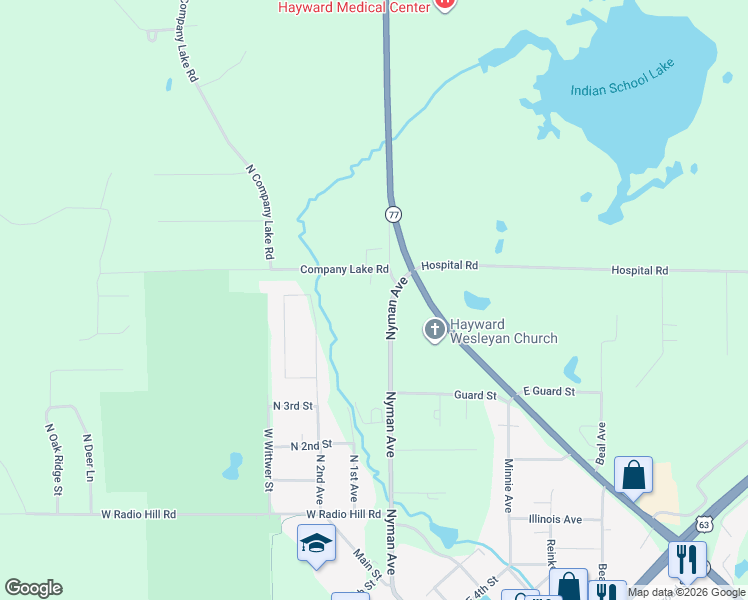 map of restaurants, bars, coffee shops, grocery stores, and more near 10871 Nyman Avenue in Hayward