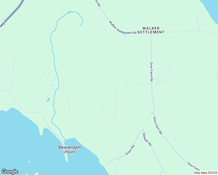 map of restaurants, bars, coffee shops, grocery stores, and more near 77 Granite Ridge Road West in Island Falls