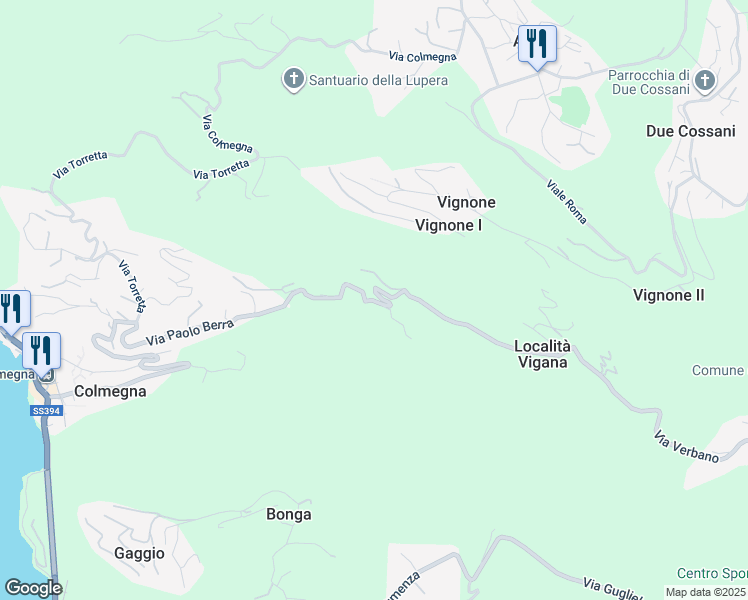 map of restaurants, bars, coffee shops, grocery stores, and more near 2 Località Sant'Orsola in Provincia di Varese