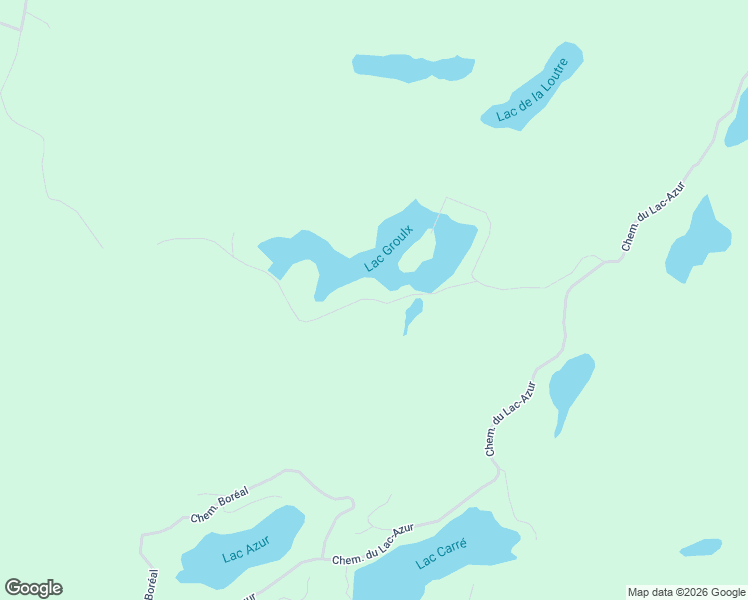 map of restaurants, bars, coffee shops, grocery stores, and more near Chemin du Castor in Sainte-Agathe-des-Monts