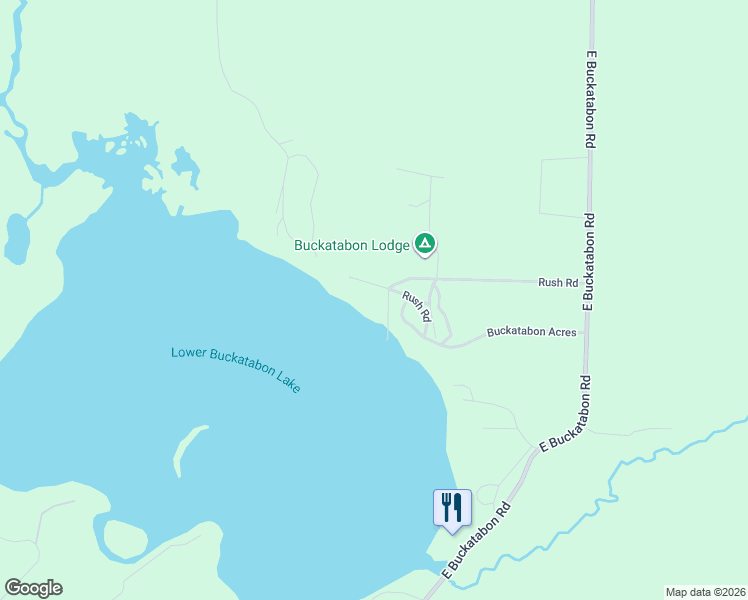 map of restaurants, bars, coffee shops, grocery stores, and more near 5652 Rush Road in Conover