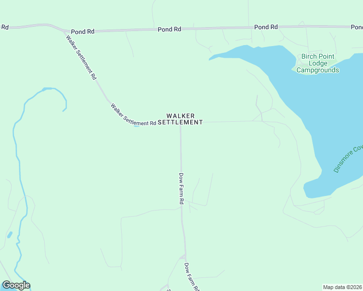 map of restaurants, bars, coffee shops, grocery stores, and more near 22 Dow Farm Road in Island Falls