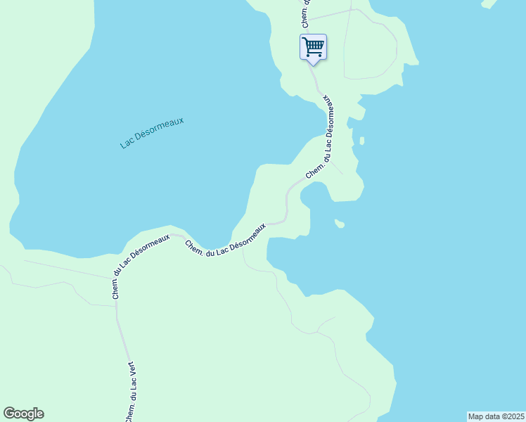 map of restaurants, bars, coffee shops, grocery stores, and more near 400 Chemin du Lac Désormeaux in Gracefield