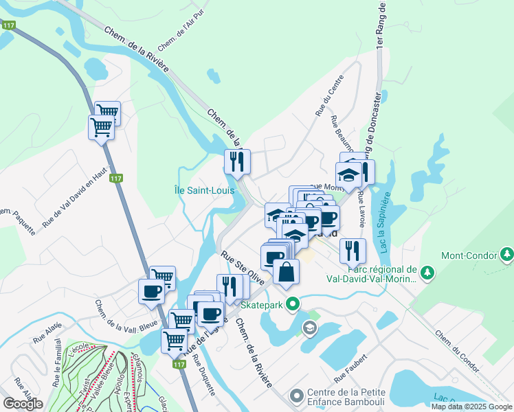 CH De La Rivière, ValDavid QC Walk Score