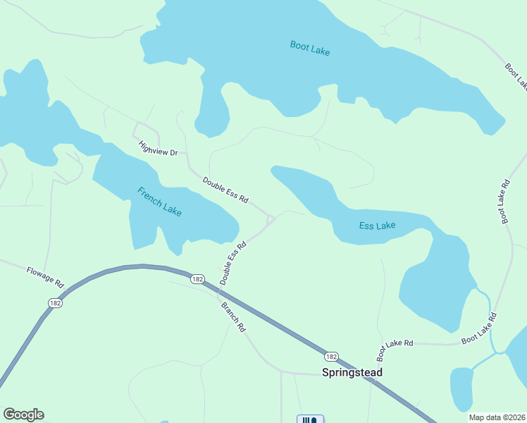 map of restaurants, bars, coffee shops, grocery stores, and more near 1473 Double Ee Road in Park Falls