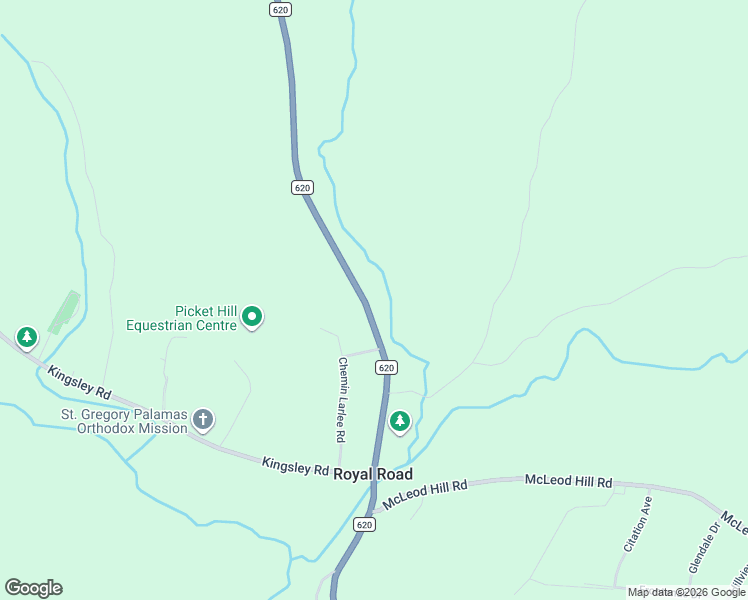 map of restaurants, bars, coffee shops, grocery stores, and more near 1428 New Brunswick 620 in Estey's Bridge
