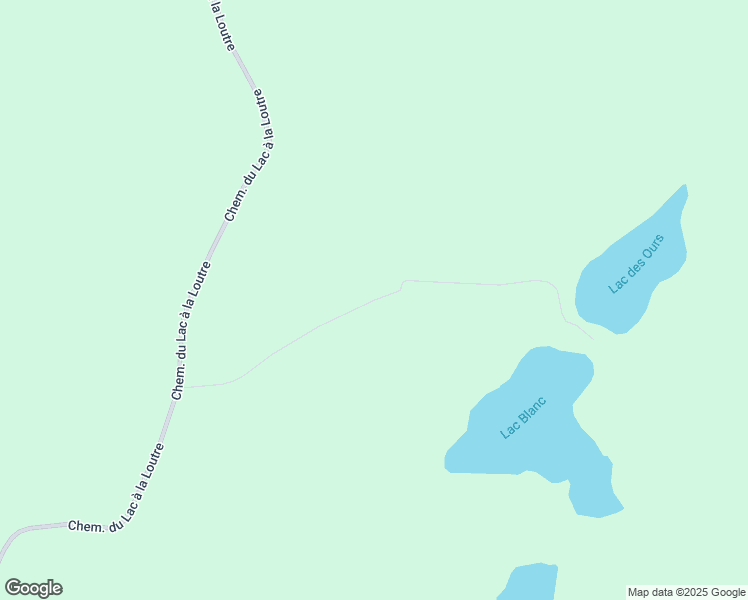 map of restaurants, bars, coffee shops, grocery stores, and more near Chemin Lac Blanc in Laurentides