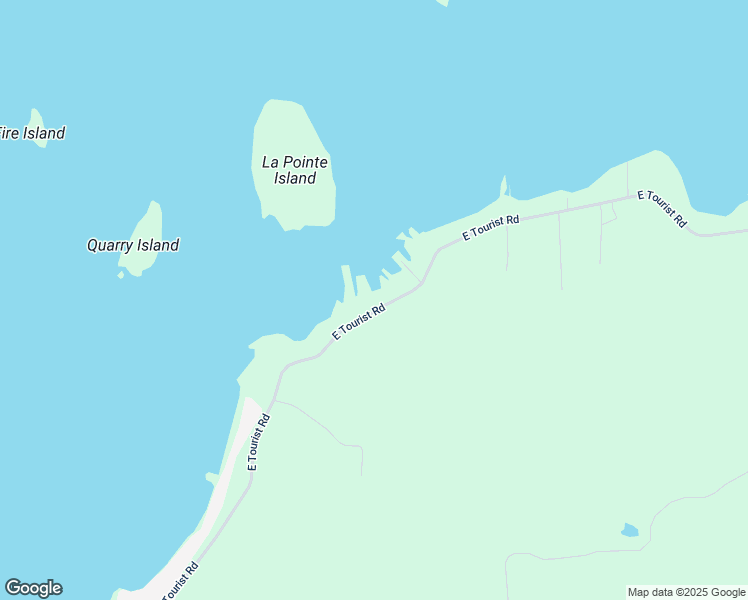 map of restaurants, bars, coffee shops, grocery stores, and more near 30553-30787 East Tourist Road in Drummond