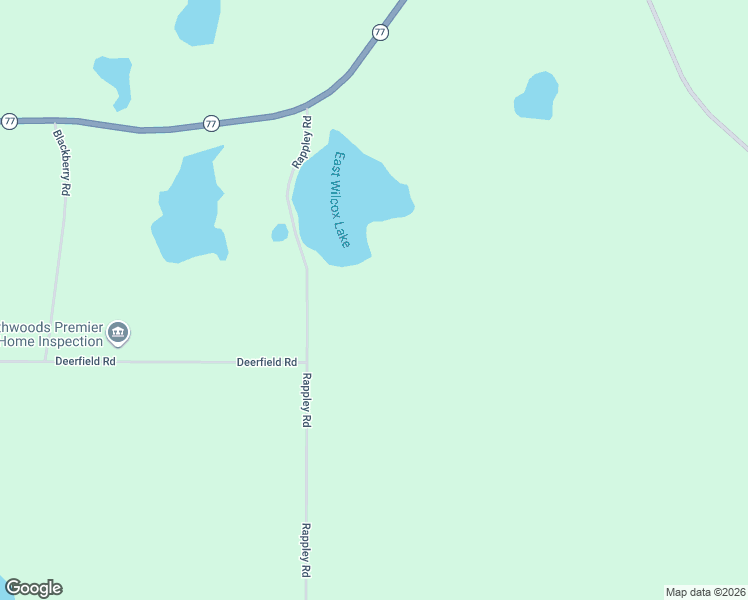 map of restaurants, bars, coffee shops, grocery stores, and more near N11156 Rappley Road in Trego