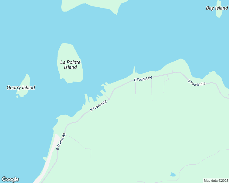 map of restaurants, bars, coffee shops, grocery stores, and more near 30788-30988 East Tourist Road in Drummond