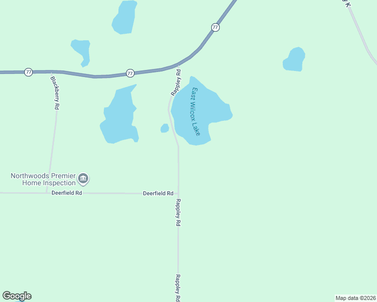 map of restaurants, bars, coffee shops, grocery stores, and more near N11156 Rappley Road in Trego