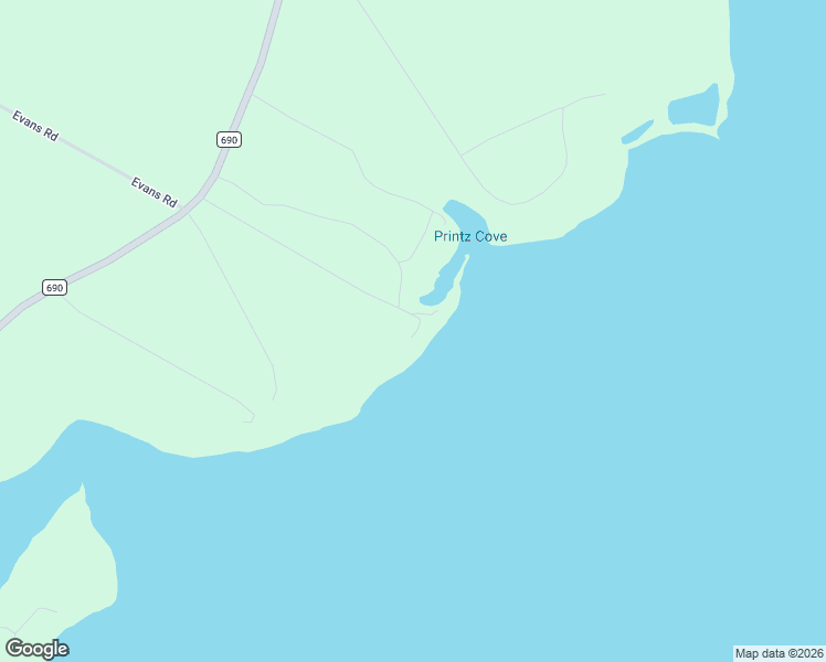 map of restaurants, bars, coffee shops, grocery stores, and more near 72 Cottage Road in Flowers Cove