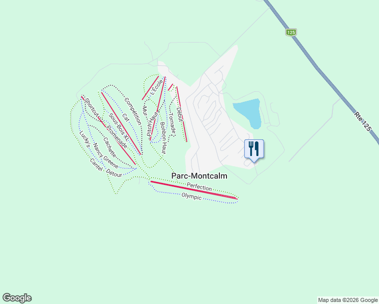 map of restaurants, bars, coffee shops, grocery stores, and more near 3178 Rue Park in Rawdon