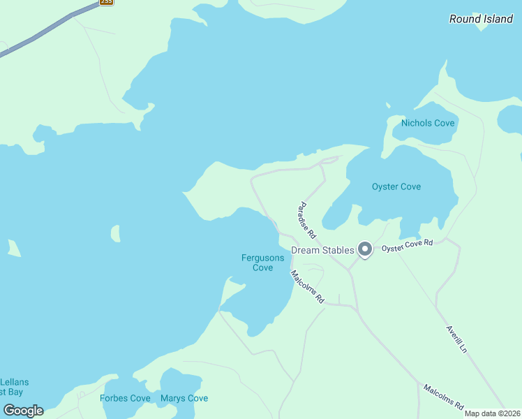 map of restaurants, bars, coffee shops, grocery stores, and more near 275 Malcolms Road in Albert Bridge