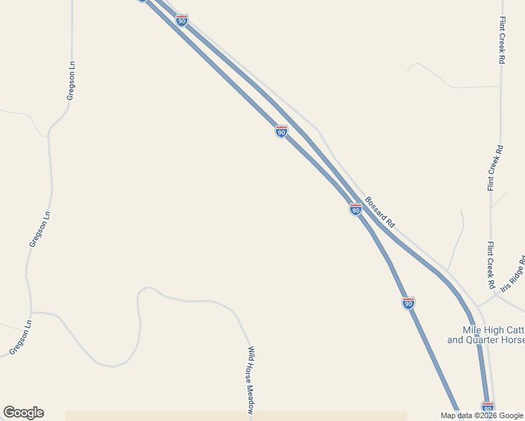 map of restaurants, bars, coffee shops, grocery stores, and more near 337 Mustang Trail in Anaconda