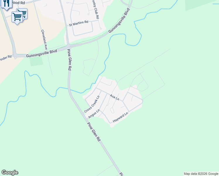 map of restaurants, bars, coffee shops, grocery stores, and more near in Riverview