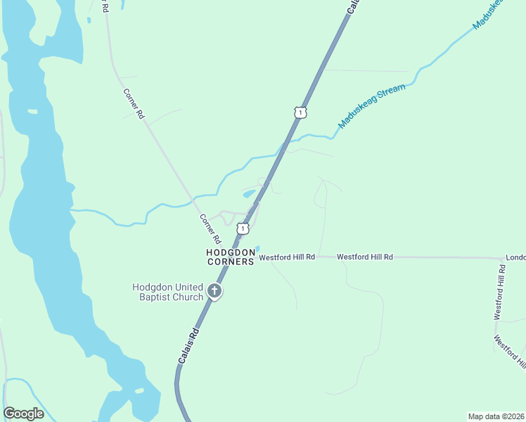 map of restaurants, bars, coffee shops, grocery stores, and more near 775 U.S. 1 in Hodgdon