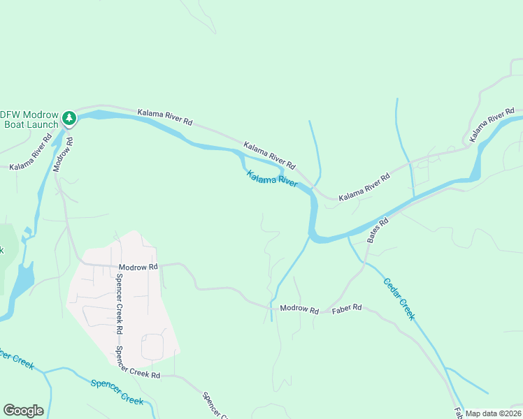map of restaurants, bars, coffee shops, grocery stores, and more near 614 Modrow Road in Kalama