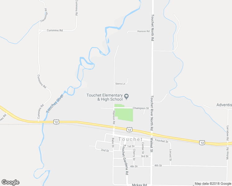 map of restaurants, bars, coffee shops, grocery stores, and more near 226 Hanson Rd in Touchet