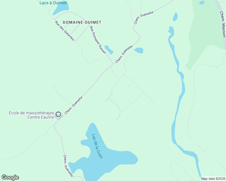 map of restaurants, bars, coffee shops, grocery stores, and more near 20 Rue du Guerrier in Sainte-Marguerite-du-Lac-Masson