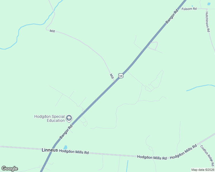 map of restaurants, bars, coffee shops, grocery stores, and more near 1649 Bangor Road in Linneus